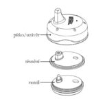 Thermos Foogo Dojčenská termoska (stupeň 1,2,3) - ružová – Obrázok 2