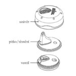 Thermos Foogo Mäkké náustok pre dojčenskú termosku a fľašu - modrá – Obrázok 2