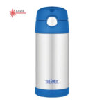 Thermos FUNtainer Detská termoska so slamkou - modrá, 355 ml