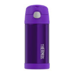 Thermos FUNtainer Detská termoska so slamkou - fialová, 355 ml
