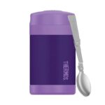 Thermos FUNtainer Detská termoska na jedlo s lyžicou - fialová, 470 ml – Obrázok 3