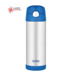 Thermos FUNtainer Detská termoska so slamkou - modrá, 470 ml