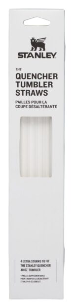 STANLEY QUENCHER 1180 ml slamky - slamky náhradný set 4 kusov číra – Obrázok 5