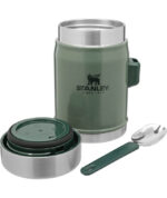 STANLEY Termoska jedálenská s lyžicou/vidličkou The Legendary Classic Food Jar 400 ml Hammertone Green – Obrázok 3
