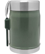 STANLEY Termoska jedálenská s lyžicou/vidličkou The Legendary Classic Food Jar 400 ml Hammertone Green – Obrázok 5