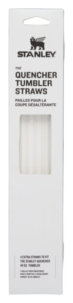STANLEY QUENCHER 1180 ml slamky - slamky náhradný set 4 kusov číra