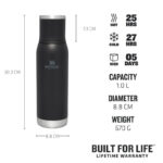 STANLEY Termoska The Adventure To-Go Bottle 1 l Black čierna – Obrázok 2