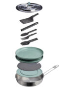 STANLEY Panvička s príslušenstvom Wildfare Core Fry Pan Cookset 940 ml Shale/Charcoal – Obrázok 3