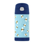 Thermos FUNtainer Detská termoska so slamkou - honey bees, 355 ml