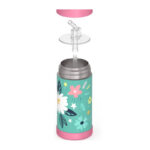 Thermos FUNtainer Detská termoska so slamkou - wild flowers, 355 ml – Obrázok 5