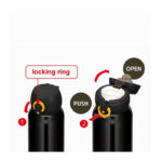 Thermos Motion Mobilný termohrnček - čiernožltá, 0,75 l – Obrázok 2