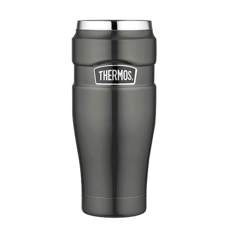 Thermos_160025.jpg Thermos Style Vodotesný termohrnček - metalicky šedá, 470 ml – Obrázok 1