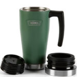 Thermos Vodotesný termohrnček s madlom - smrkovo zelená, 470 ml – Obrázok 4