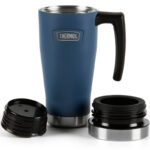 Thermos Vodotesný termohrnček s madlom - námornícka modrá, 470 ml – Obrázok 4