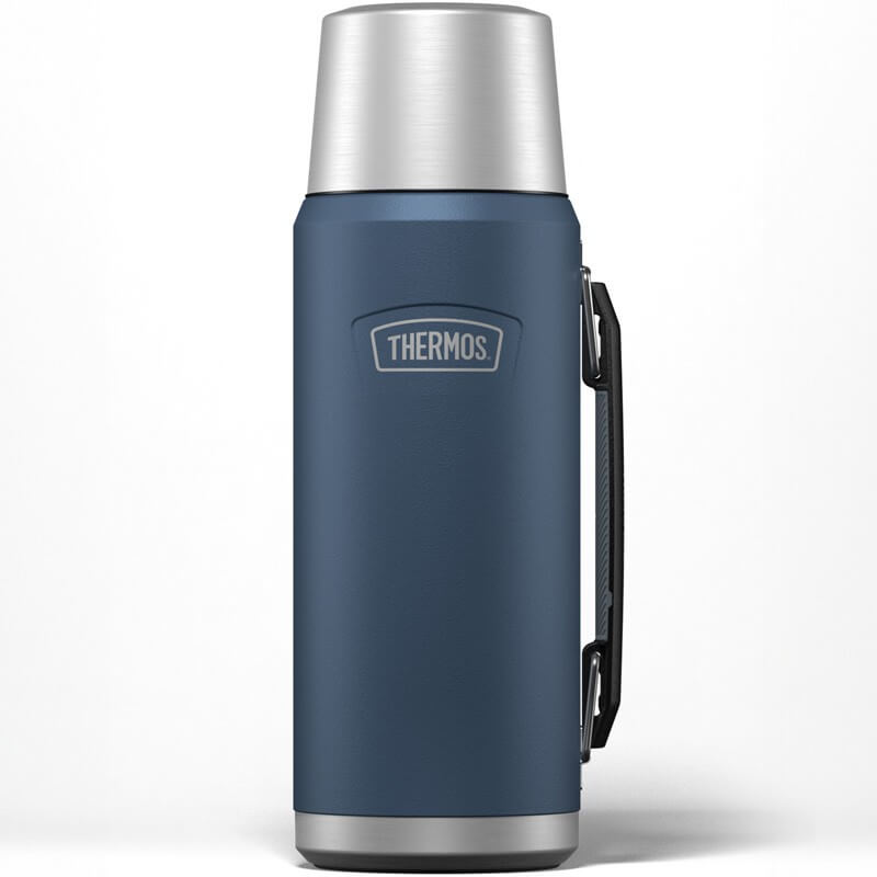 Thermos_170083.jpg Thermos Termoska na nápoje a jedlo s madlom - námornícka modrá, 1,2 l – Obrázok 1