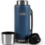 Thermos Termoska na nápoje a jedlo s madlom - námornícka modrá, 1,2 l – Obrázok 4