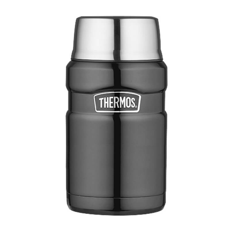 Thermos_173034_170033.jpg Thermos Style Termoska na jedlo so šálkou - metalicky šedá, 0,71 l – Obrázok 1