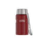 Thermos Style Termoska na jedlo so skladacou lyžicou a šálkou - rustic red, 0,71 l