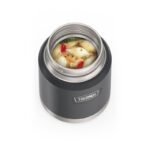 Thermos Termoska na jedlo so skladacou lyžicou a šálkou, granite (žulová), 470 ml – Obrázok 6