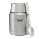 Thermos Termoska na jedlo so skladacou lyžicou a šálkou, nerez, 470 ml
