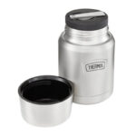 Thermos Termoska na jedlo so skladacou lyžicou a šálkou, nerez, 470 ml – Obrázok 3