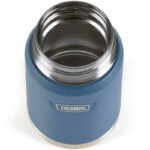 Thermos Termoska na jedlo so skladacou lyžicou a šálkou - námornícka modrá, 470 ml – Obrázok 3