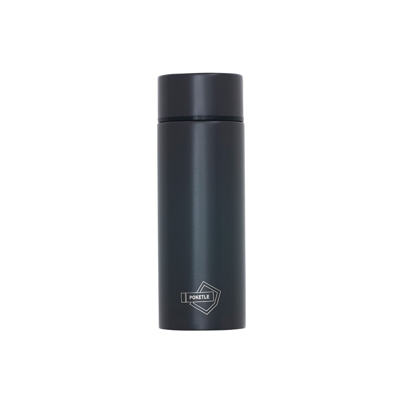 termoska-do-naprsni-kapsy-1.jpg Thermos Vreckový termohrnček POKETLE - charcoal gray, 120 ml – Obrázok 1