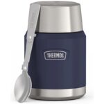 Thermos Termoska na jedlo so skladacou lyžicou a šálkou - námornícka modrá, 470 ml – Obrázok 7