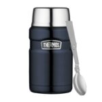 Thermos Style Termoska na jedlo so skladacou lyžicou a šálkou - tmavo modrá, 0,71 l – Obrázok 4