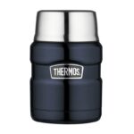 Thermos Style Termoska na jedlo so skladacou lyžicou a šálkou - tmavo modrá, 470 ml – Obrázok 6