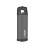 Thermos Detská termoska so slamkou - čierna, 470 ml – Obrázok 2